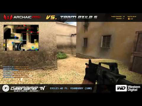 CyberGamerTV CG-i CS:S - ArchaicMSi v Exile5 [Round 6]