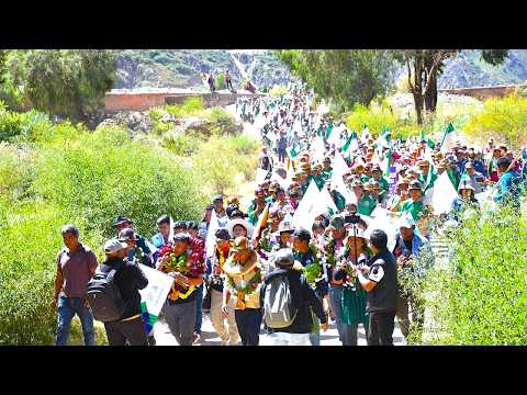 Gran concentración en Arque recibe a Leonardo Loza proclamado Gobernador, cierre de campaña