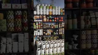 Khurja Ceramic Wholesale crockery market | Buy ceramic planters pot at wholesale rates