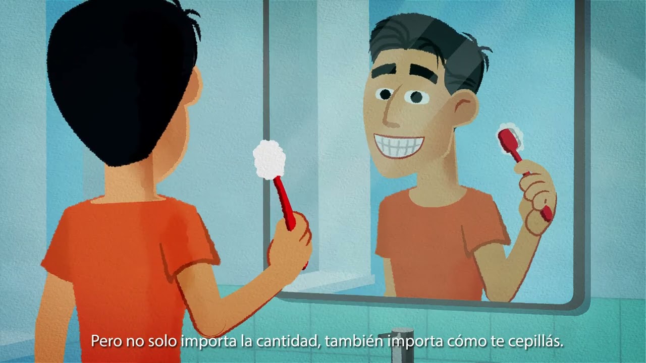 Técnica de cepillado y dosificación de pasta dental