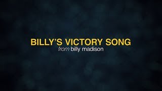 Billy&#39;s Victory Song Backing Track #BillyMadison