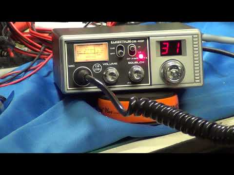 Commtron 40F CB27/81 UK FM CB radio - On The Air test (immaculate set with factory mike)