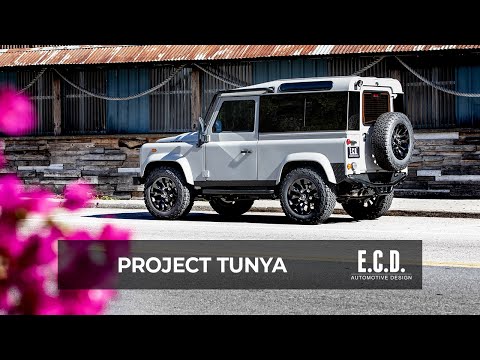Restored Defender 90 is Beautiful in Porsche Chalk Gray | Project Tunya | D90