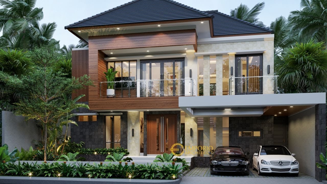 Video 3D Mr. Yadi Modern House 2 Floors Design - Bontang, Kalimantan Timur