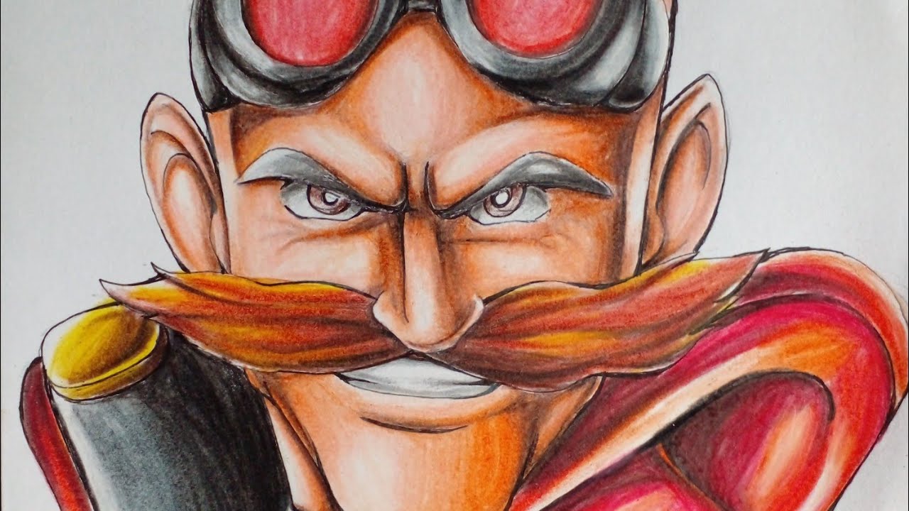 ¿¿como hacer un dibujo del Dr. Eggman de Sonic Movie 2?? | Blake_Art