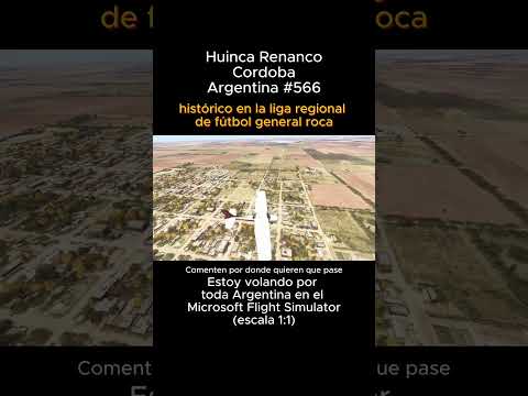 Huinca Renanco, Cordoba desde el Microsoft Flight Simulator #huincarenanco #cordoba #msfs #joaha45