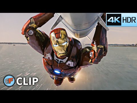 Iron Man Carries the Nuke - Hulk Saves Iron Man Scene | The Avengers (2012) 4K HDR Movie Clip