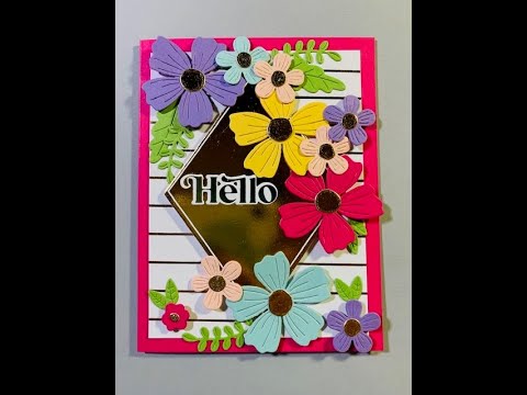 Spellbinders Diamond Floral Frame & Be Bold Blooms