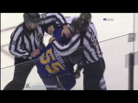 Colton Orr vs Cam Janssen Round 1 Feb 12, 2010