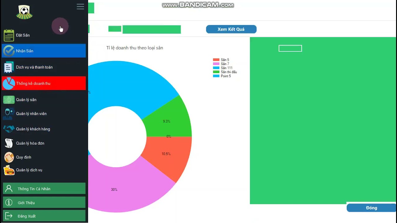 Đồ án tốt nghiệp - Phần mềm quản lý sân bóng C#