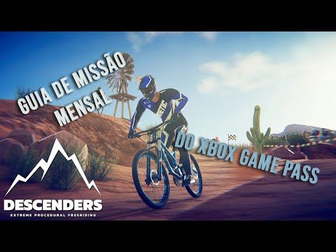 Descenders - Guia de Missão Mensal do Xbox Game Pass - Obter 10.000 de Reputação