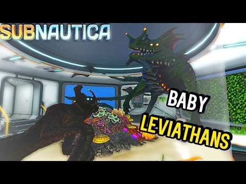 Subnautica - CAGED BABY LEVIATHANS, NEW SEA EMPEROR ANIMATIONS & SEA DRAGON BIG AS MAP? ( Gameplay )