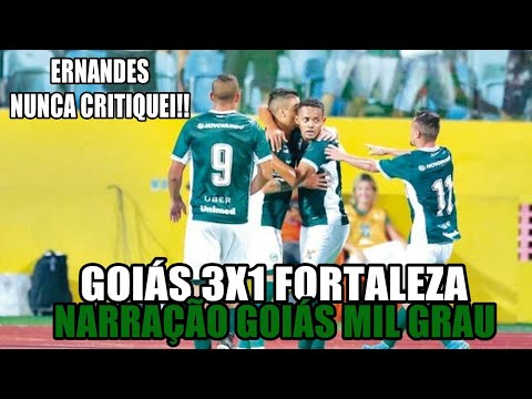 GOIÁS 3X1 FORTALEZA - NARRADO PELO GOIÁS MIL GRAU