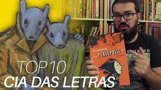 Top 10: Melhores quadrinhos da CIA DAS LETRAS | Desvendando Catálogo #03
