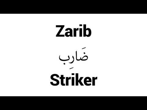 How to Pronounce Zarib! - Middle Eastern Names
