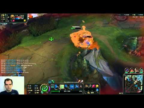 Zac vs Rammus, top lane, diamond, with commentary