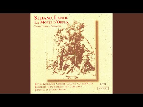 La morte d'Orfeo, Op. 2: Act II Scene 1: Giote al mio natal, crinite stelle (Orfeo)