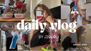 [VLOG]日常家事🍳🧽|2児の母👩🏽|掃除day🪣|旅行での購入品たち🇺🇸💖
