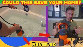 This Sump Pump Turns ON by Itself… Could it save your basement? | Cleartide submersible pump Review