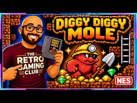 Diggy Diggy Mole (NES) Review | Geek Joystick's Charming New 8-Bit Adventure!
