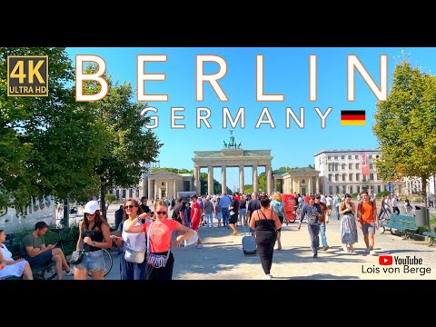 Berlin, Germany 🇩🇪  | A Beautiful 🤩 Sunny ☀️ Summer Walking Tour Most Beautiful Places in Europe |4K
