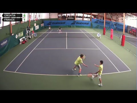 MIKRUT/POLJICAK (CRO) vs ALLAYOUS/TIBURZIO (FRA) - Open Super 12 Auray Tennis