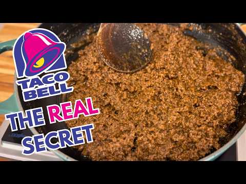 The REAL Taco Bell Seasoned Beef Recipe