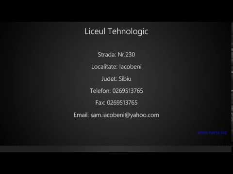 Liceul Tehnologic Iacobeni