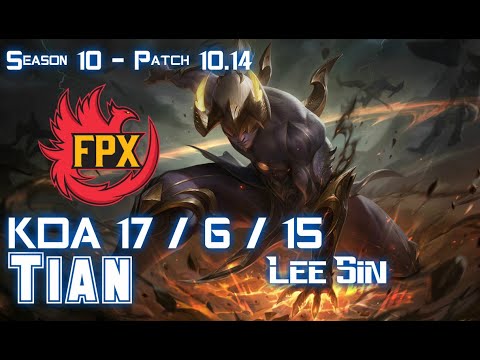 FPX Tian LEE SIN vs KARTHUS Jungle - Patch 10.14 KR Ranked
