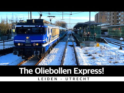 🇳🇱 Everyone Braved The Freezing Cold To See This Train: CABVIEW Leiden - Utrecht 3/1/2026