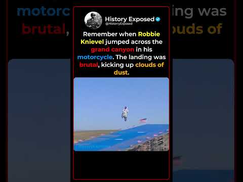 When Robbie Knievel Jumped The Grand Canyon in 1999 🏍️💨