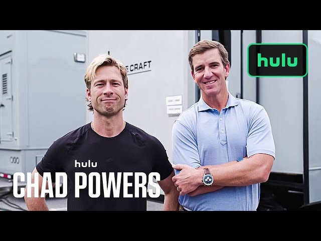 Eli Manning + Glen Powell Sneak Peek