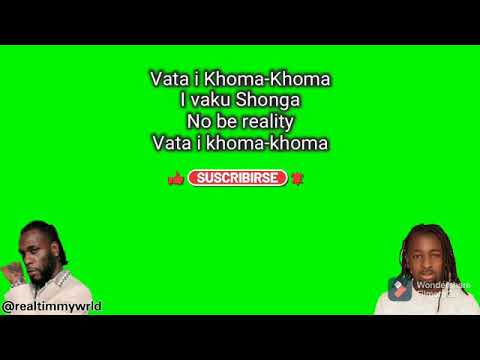 DJ TARICO FT BURNA BOY PRECK NELSON TIVANE YABA BULUKU LYRICS@ONLYMOST LYRICS