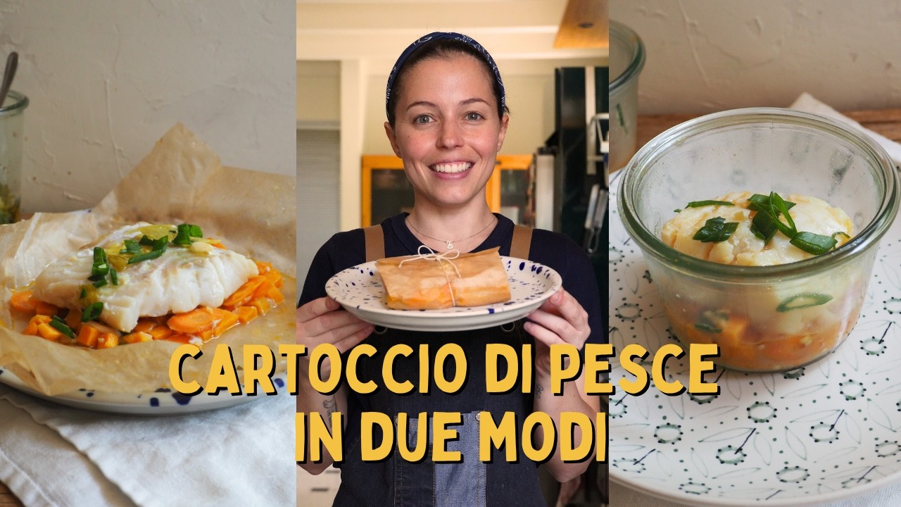 CARTOCCIO di PESCE veloce in forno, pentola o vasocottura