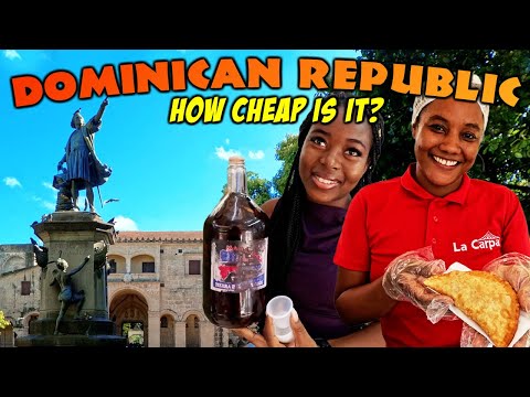 Dominican Republic STREET FOOD vs TOURIST RESTAURANTS on $50 a Day! Here's what we got!