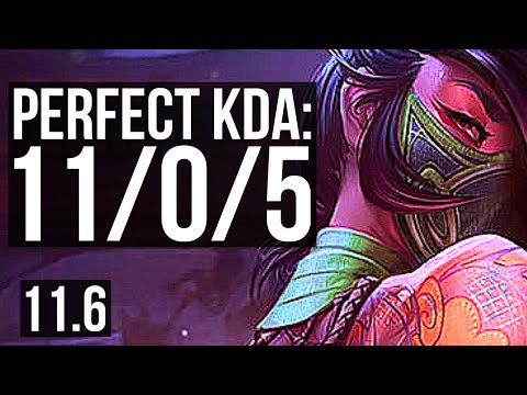 AKALI vs CORKI (MID) | 11/0/5, Legendary, 400+ games, 800K mastery | BR Diamond | v11.6