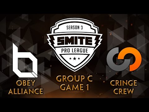SMITE Pro League Fall Split Group C - Obey Alliance vs. Cringe Crew (Game 1)