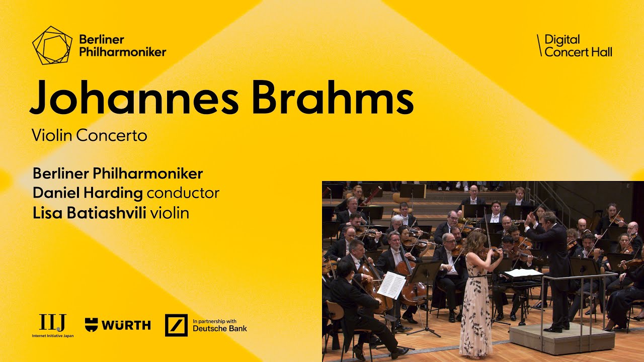 Brahms: Violin Concerto / Batiashvili · Harding · Berliner Philharmoniker