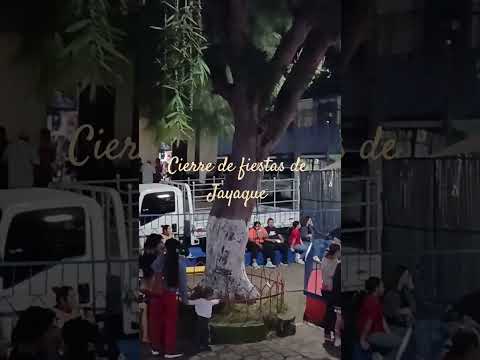 Cierre de fiestas patronales en Jayaque, La Libertad, El Salvador.