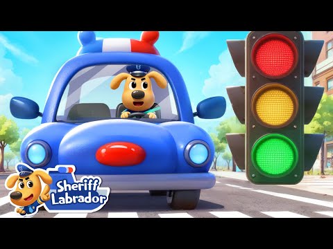 Traffic Lights Matter | 🌊 WaterCity Mystery | Police Cartoon | Safety Rules | Sheriff Labrador
