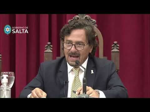 Mensaje del gobernador Gustavo Sáenz ante la 124° Asamblea Legislativa
