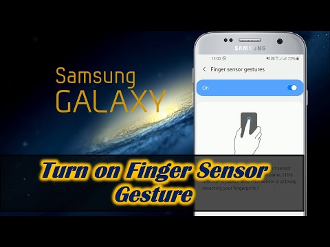 Enable Finger Sensor Gesture in Samsung