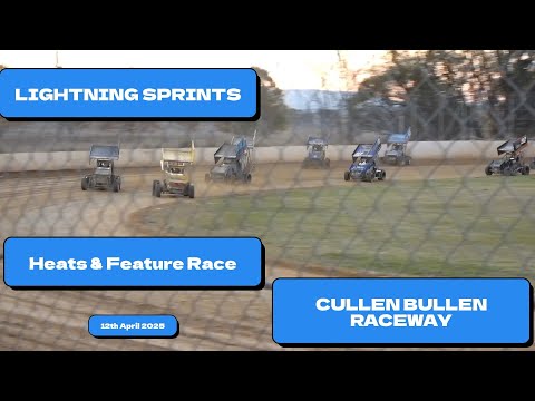 #speedway  Lightning Sprints Heats & Feature Cullen Bullen Raceway 12th April 2025