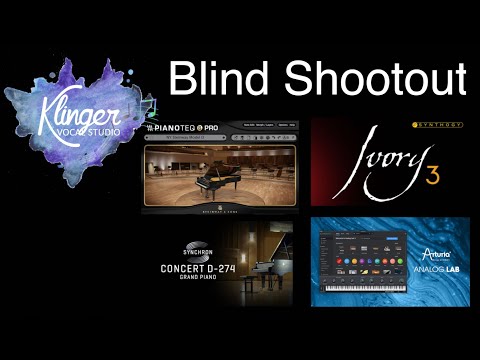 KVS Piano VST Blind Shootout - Arturia, Pianoteq, Ivory 3, and Synchron Steinway D