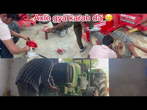 Kamm de vichale aagya toofan 😅 | Ghar nu bhajjna hoya okha | Weight laah te john Deere de 🔥🔥