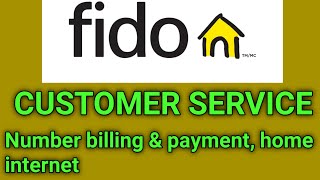 fido customer service number