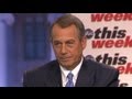 John Boehner This Week Interview: Whats.
