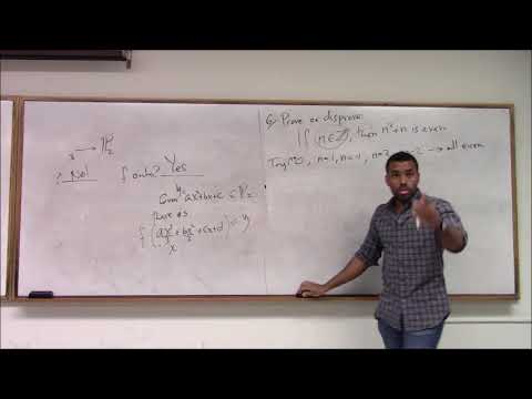 Math 346 Lecture 2 - More on proofs and Intro to matrices part 1