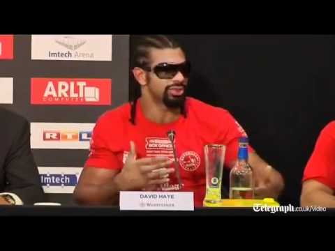 Wladimir Klitschko - David Haye - Press Conference / aftermath