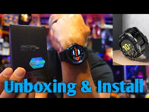 SUPCASE Unicorn Beetle Pro Galaxy Watch4 Classic 46mm Rugged Protection Band - [Unboxing & Install]